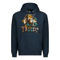 Navy can't be tamed horse Premium Hoodie - OliviaCreatesArt