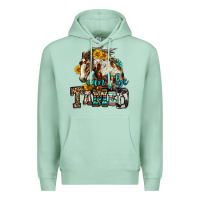 Seafoam can't be tamed horse Premium Hoodie - OliviaCreatesArt