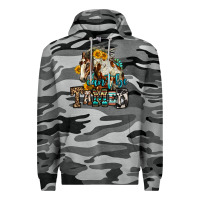 Slate Camo can't be tamed horse Premium Hoodie - OliviaCreatesArt