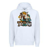 White can't be tamed horse Premium Hoodie - OliviaCreatesArt
