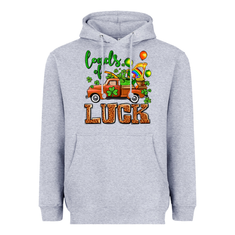 St. Patrick's Day Loads Of Truck Heavyweight Hoodie by OliviaCreatesArt | Teevron