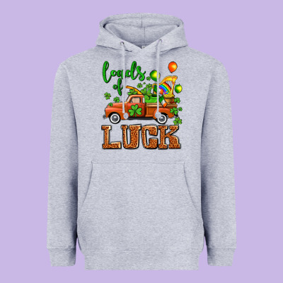 St. Patrick's Day Loads Of Truck Heavyweight Hoodie Designed By Oliviacreatesart