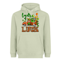 Matcha St. Patrick's Day loads of truck Heavyweight Hoodie - OliviaCreatesArt