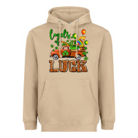 Mushroom St. Patrick's Day loads of truck Heavyweight Hoodie - OliviaCreatesArt
