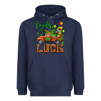 Navy St. Patrick's Day loads of truck Heavyweight Hoodie - OliviaCreatesArt