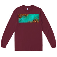 Burgundy tooled leather turquoise glitter 11oz mug Long Sleeve Tee - Jasminsmagicworld
