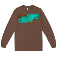 Chestnut tooled leather turquoise glitter 11oz mug Long Sleeve Tee - Jasminsmagicworld