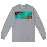 Heather Grey tooled leather turquoise glitter 11oz mug Long Sleeve Tee - Jasminsmagicworld