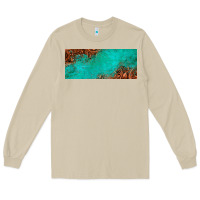Mushroom tooled leather turquoise glitter 11oz mug Long Sleeve Tee - Jasminsmagicworld