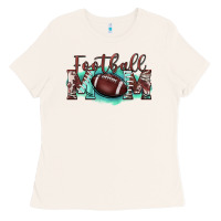 Bone football mom Ladies Tee - BarkalooDesign