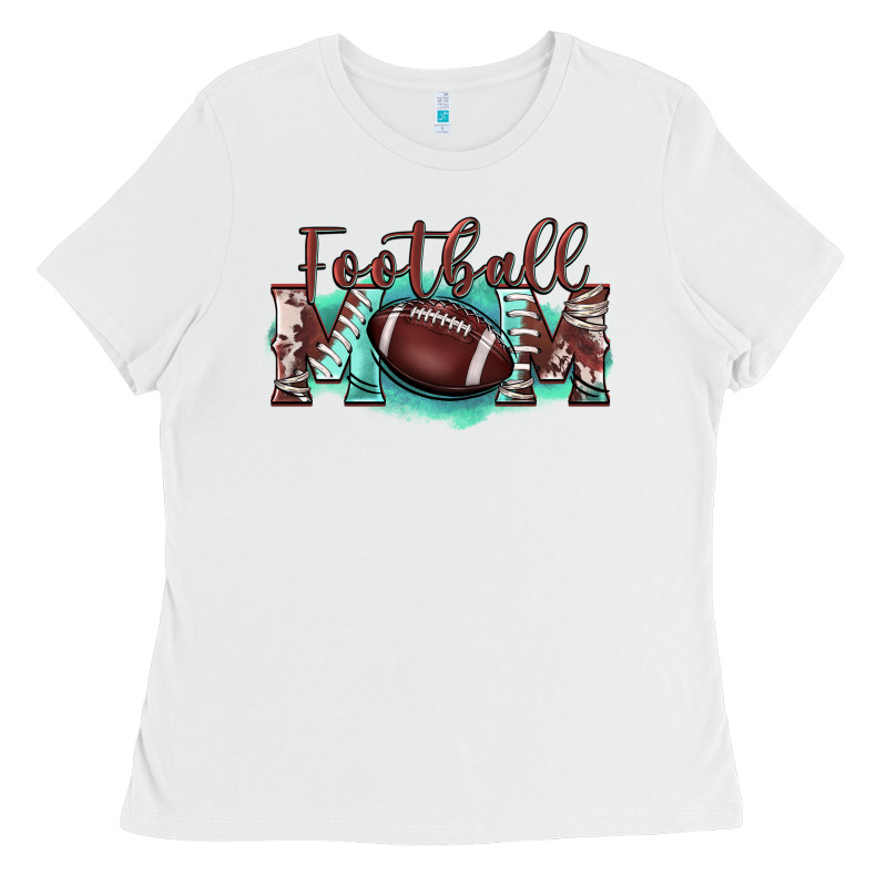 Football Mom Ladies Tee by BarkalooDesign | Teevron