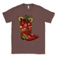 Chestnut Christmas boots Classic Tee - JahusDesignShop