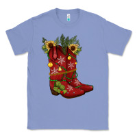 Colony Blue Christmas boots Classic Tee - JahusDesignShop