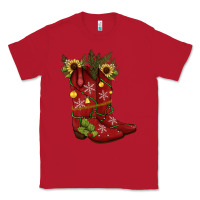 Red Christmas boots Classic Tee - JahusDesignShop