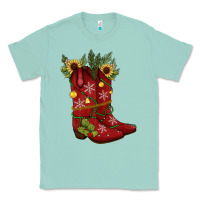 Seafoam Christmas boots Classic Tee - JahusDesignShop