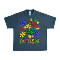 Midnight Navy autism Urban Heavy Tee - JahusDesignShop