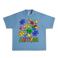 Pebble Blue autism Urban Heavy Tee - JahusDesignShop
