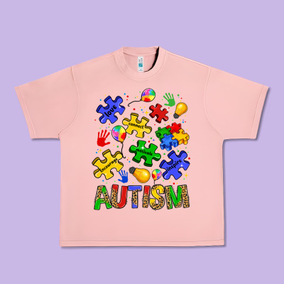 Autism Urban Heavy Tee Designed By Jahusdesignshop