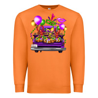 Carrot mardi gras farm truck back view Premium Sweatshirt - FaDigitalArtStudio