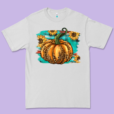 Pumpkin Western Premium Tee Designed By Barkaloodesign