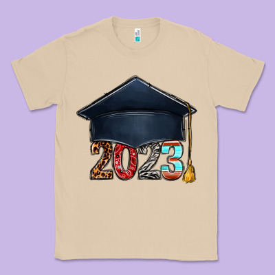 2023 Graduation Hat Bbs Classic Tee Designed By Bundleandbundleshop