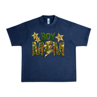 Navy Boy Mom Urban Heavy Tee - BundleAndBundleShop