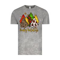 Cloud Rock happy holidays with christmas tree Vintage Tee - MaliasSmallBusiness