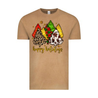 Vintage Camel happy holidays with christmas tree Vintage Tee - MaliasSmallBusiness
