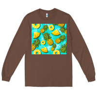 Chestnut blue pineapple Long Sleeve Tee - BarkalooDesign