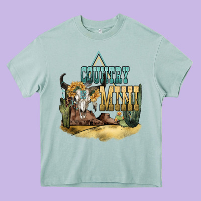 Country Mini Heavy Core Tee Designed By Nancycooperartshop