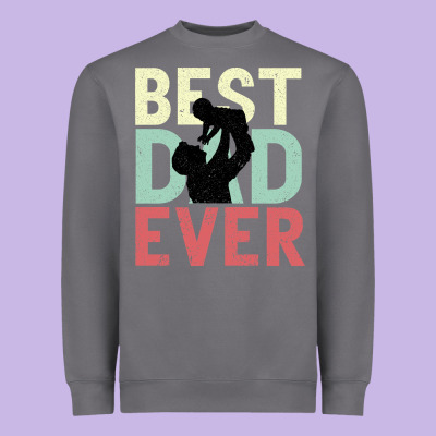 Best Dad Ever Heavyweight Sweatshirt Designed By Bettercallsaul