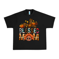 Black Western Blessed Mom With Cross Urban Heavy Tee - BundleAndBundleShop
