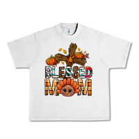Lunar Rock Western Blessed Mom With Cross Urban Heavy Tee - BundleAndBundleShop