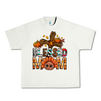 Pistachio Western Blessed Mom With Cross Urban Heavy Tee - BundleAndBundleShop