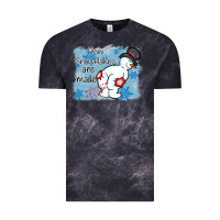 Cloud Black how snowflakes are made winter christmas Vintage Tee - MaliasSmallBusiness