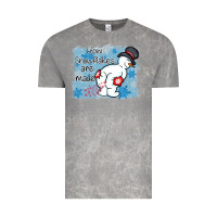 Cloud Rock how snowflakes are made winter christmas Vintage Tee - MaliasSmallBusiness