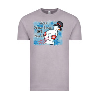 Vintage Zinc how snowflakes are made winter christmas Vintage Tee - MaliasSmallBusiness