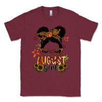 Burgundy august girl Classic Tee - SublimationCraftShop