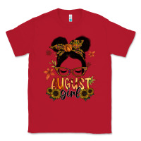 Red august girl Classic Tee - SublimationCraftShop