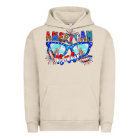 Pigment French Oak American babe Urban Hoodie - CowhideDigitalArt