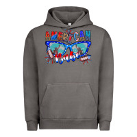 Pigment Tornado American babe Urban Hoodie - CowhideDigitalArt