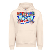 Sandshell American babe Urban Hoodie - CowhideDigitalArt