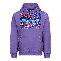 Tulip American babe Urban Hoodie - CowhideDigitalArt