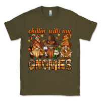 Army Green chilling with my gnomies bbs Classic Tee - BundleAndBundleShop