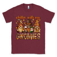 Burgundy chilling with my gnomies bbs Classic Tee - BundleAndBundleShop