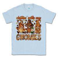 Dusty Blue chilling with my gnomies bbs Classic Tee - BundleAndBundleShop