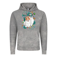 Cloud Rock Western Santa Christmas Vintage Hoodie - NancyCooperArtShop