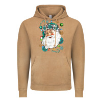 Vintage Camel Western Santa Christmas Vintage Hoodie - NancyCooperArtShop