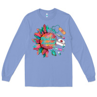 Colony Blue western  medical assistant  medical instruments Long Sleeve Tee - BarkalooDesign