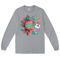 Heather Grey western  medical assistant  medical instruments Long Sleeve Tee - BarkalooDesign
